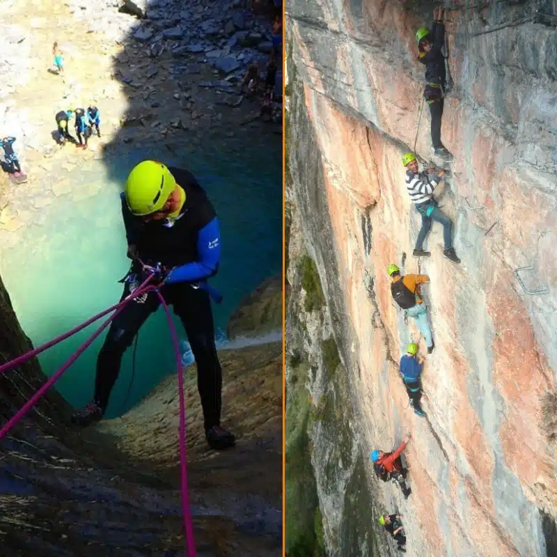 Pack: Barranco Os Lucas y Vía Ferrata del Escuacho Huesca