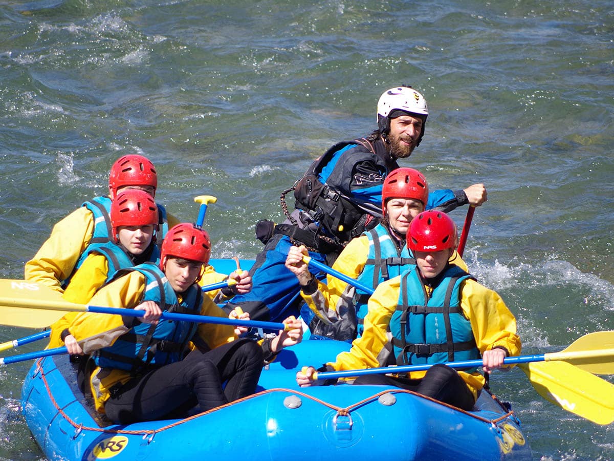 Rafting para niños y familias el Pirineo | Guías de Torla Ordesa