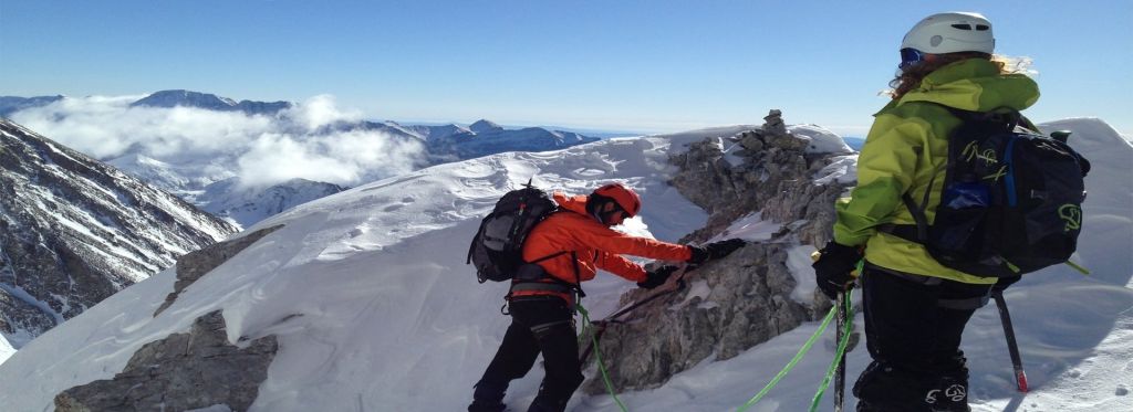 Rutas con nieve ascensión monte perdido en invierno en el Pirineo Aragonés | Guías de Torla Ordesa