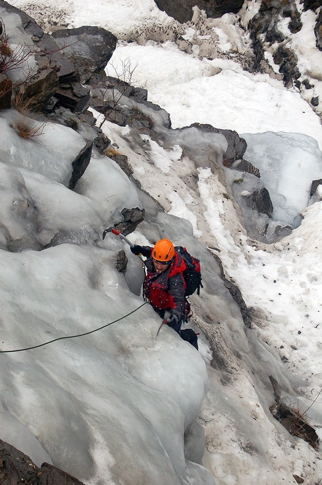 Curso escalada hielo Guías de Torla