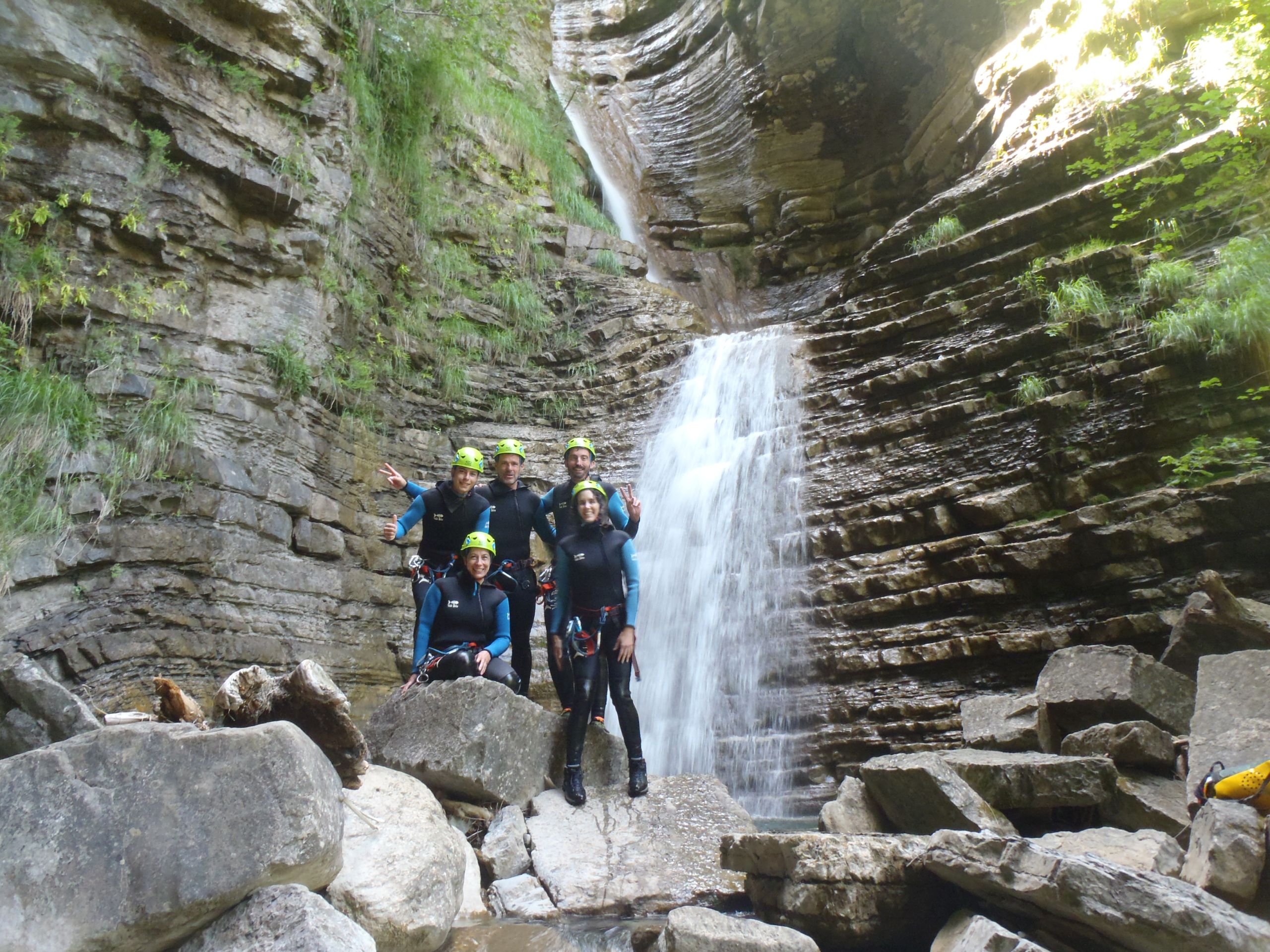 Descenso del Barranco del Furco en Broto