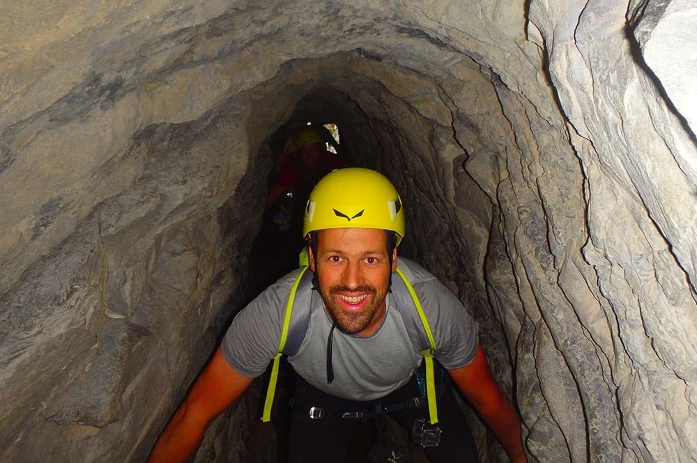 Vía ferrata del Sorrosal en Broto, la más emblemática de la zona