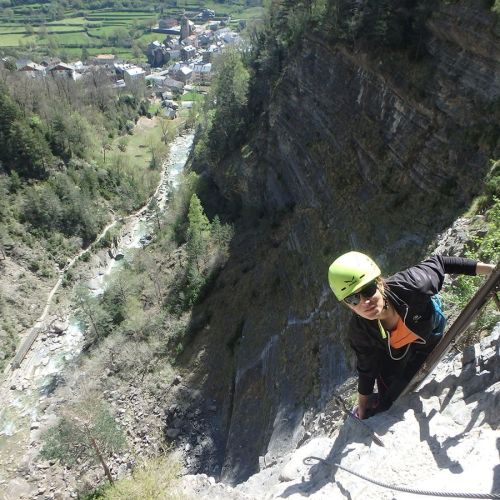 Ferrata del sorrosal en el toscar Torla | Guías de Torla Ordesa