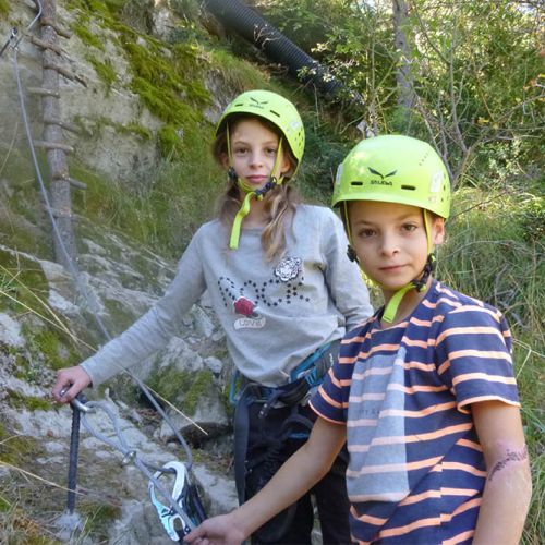 Vía ferrata duendes del sorrosal nivel 1 en el Pirineo Aragonés | Guías de Torla Ordesa