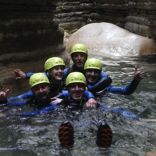 Descenso de barranco del forcos en el Pirineo Aragonés | Guías de Torla Ordesa