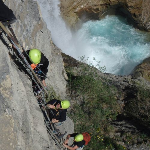 Ferrata del sorrosal con Guías de Torla