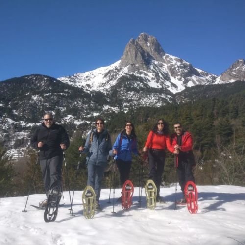 Raquetas de nieve en Ordesa